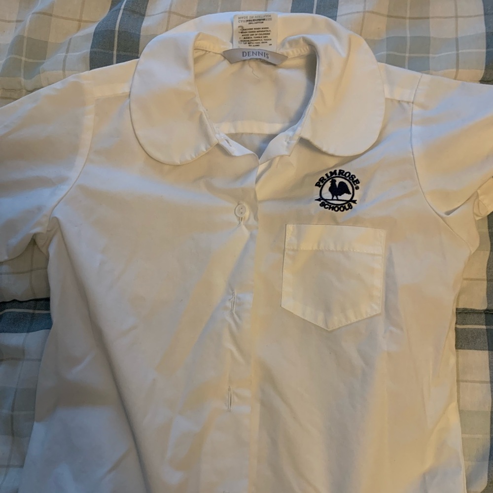 Primrose schools uniform Peter Pan collar shirt 3